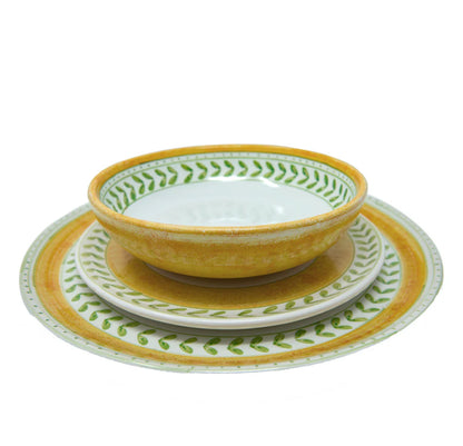 Camecuaro Handpainted Pottery Dinnerware ( Set of 2)