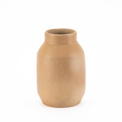 Bichu Handcrafted Clay Floral Vase Small