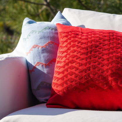 Ciempies Handwoven Elongated Decorative Pillow